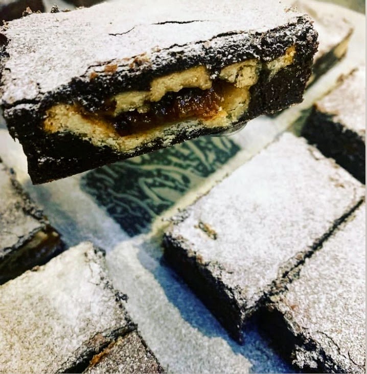 Mince Pie Brownies